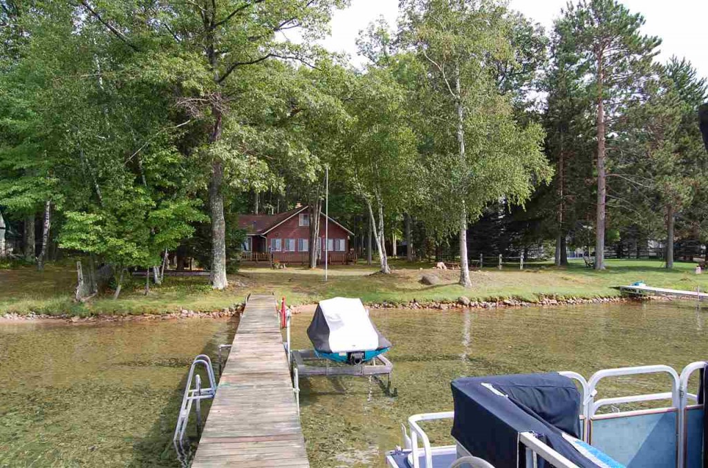 Higgins Lake Waterfront Home on 75 Feet of Higgins Lake Frontage